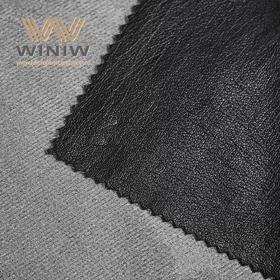 0.6mm Water Resistant Jackets Material Faux Microfiber Leather