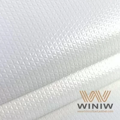 Can Be Embossed White Synthetic Suede Leather For Football