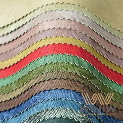 Synthetic Faux Garment PU Leather Fabric 0.5mm - 0.8mm Thickness DMF Free
